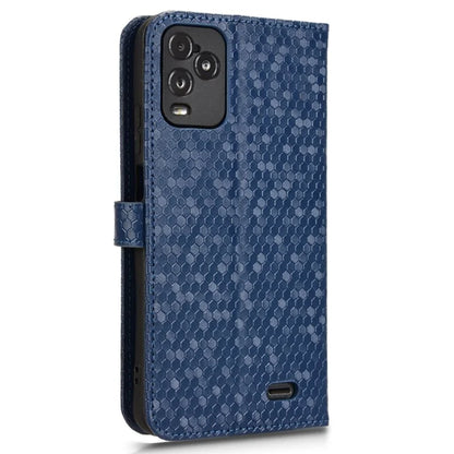 For BLU View 5 Pro Wallet Case Dot Pattern Imprint PU Leather Phone Cover