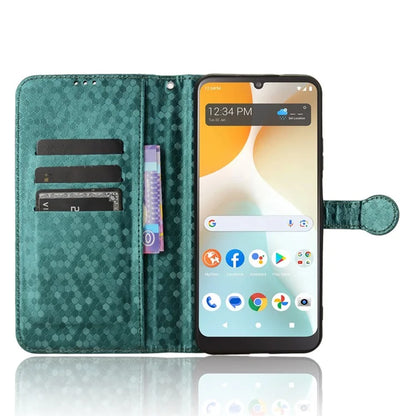 For BLU View 5 Pro Wallet Case Dot Pattern Imprint PU Leather Phone Cover