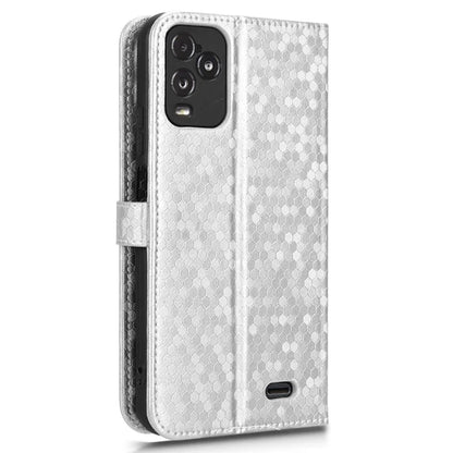 For BLU View 5 Pro Wallet Case Dot Pattern Imprint PU Leather Phone Cover