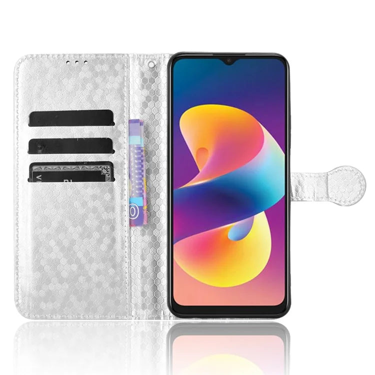 For TCL 50 LE T510SPP Case PU Leather Wallet Phone Cover with Dot Pattern Imprint