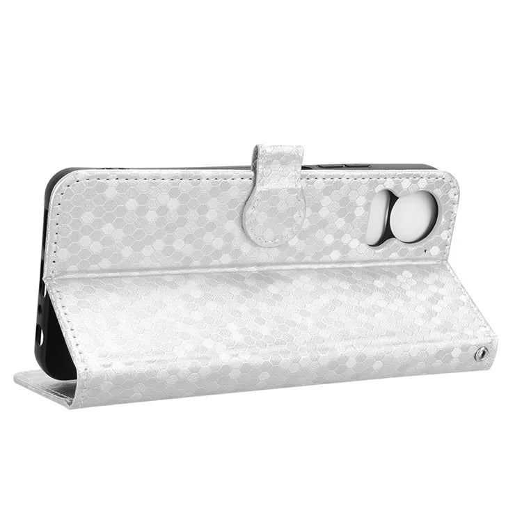 For TCL 50 LE T510SPP Case PU Leather Wallet Phone Cover with Dot Pattern Imprint