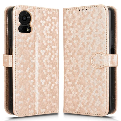 For TCL 50 LE T510SPP Case PU Leather Wallet Phone Cover with Dot Pattern Imprint