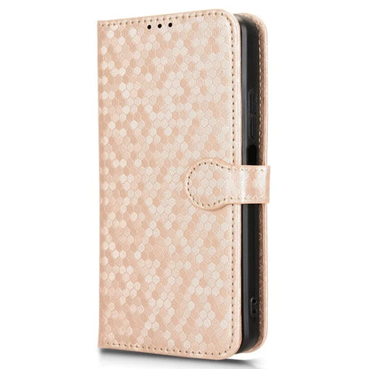 For TCL 50 LE T510SPP Case PU Leather Wallet Phone Cover with Dot Pattern Imprint