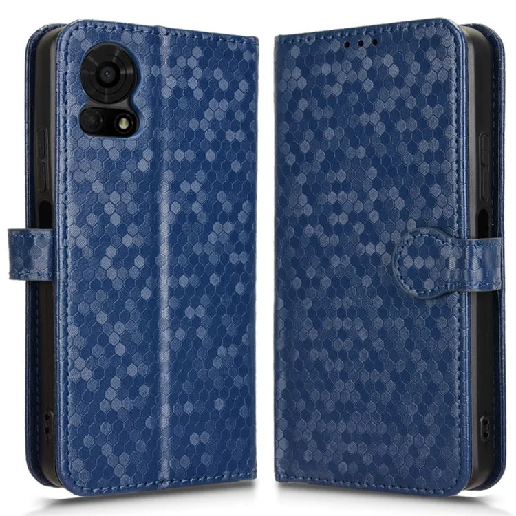 For TCL 50 LE T510SPP Case PU Leather Wallet Phone Cover with Dot Pattern Imprint