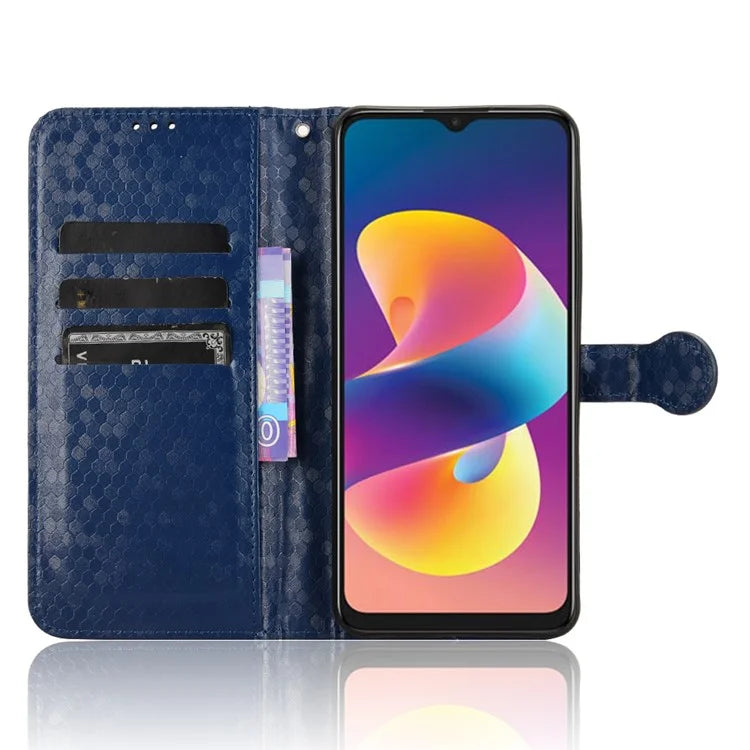 For TCL 50 LE T510SPP Case PU Leather Wallet Phone Cover with Dot Pattern Imprint