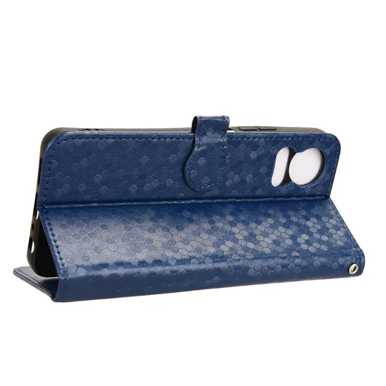 For TCL 50 LE T510SPP Case PU Leather Wallet Phone Cover with Dot Pattern Imprint