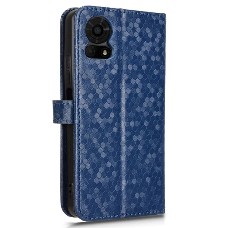 For TCL 50 LE T510SPP Case PU Leather Wallet Phone Cover with Dot Pattern Imprint