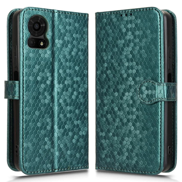 For TCL 50 LE T510SPP Case PU Leather Wallet Phone Cover with Dot Pattern Imprint