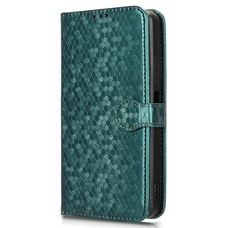 For TCL 50 LE T510SPP Case PU Leather Wallet Phone Cover with Dot Pattern Imprint