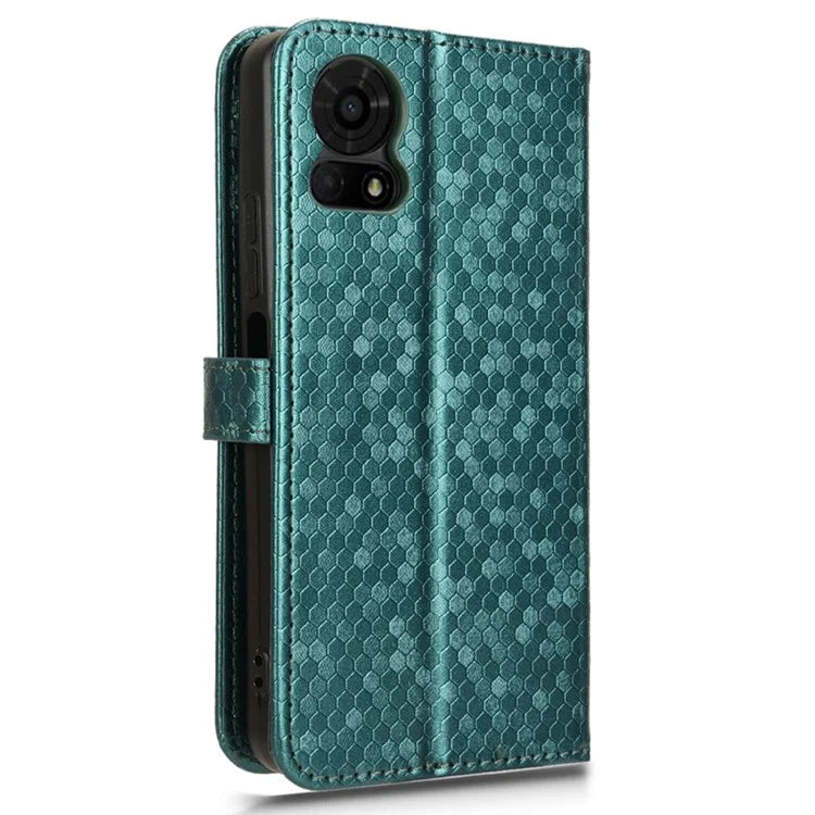For TCL 50 LE T510SPP Case PU Leather Wallet Phone Cover with Dot Pattern Imprint