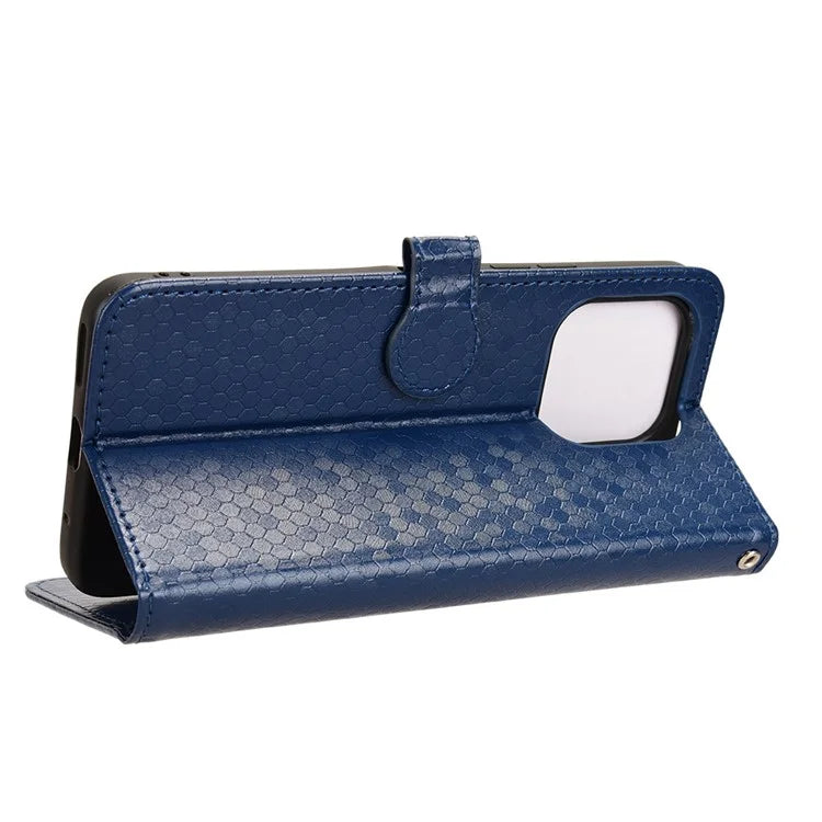 For Umidigi G6 Case Dot Pattern Imprint PU Leather Wallet Phone Cover