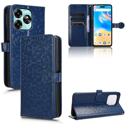 For Umidigi G6 Case Dot Pattern Imprint PU Leather Wallet Phone Cover