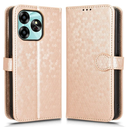For Umidigi G6 Case Dot Pattern Imprint PU Leather Wallet Phone Cover