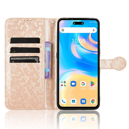 For Umidigi G6 Case Dot Pattern Imprint PU Leather Wallet Phone Cover