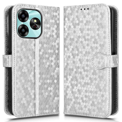 For Umidigi G6 Case Dot Pattern Imprint PU Leather Wallet Phone Cover