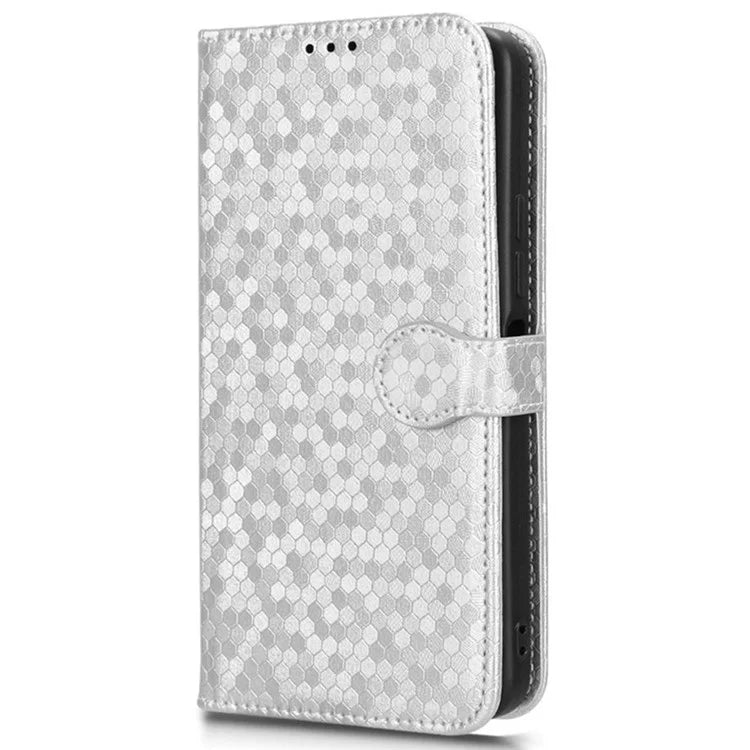 For Umidigi G6 Case Dot Pattern Imprint PU Leather Wallet Phone Cover