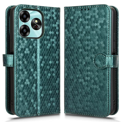 For Umidigi G6 Case Dot Pattern Imprint PU Leather Wallet Phone Cover