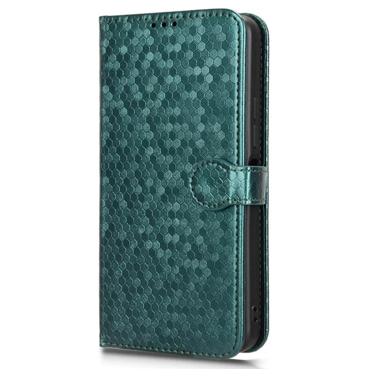 For Umidigi G6 Case Dot Pattern Imprint PU Leather Wallet Phone Cover