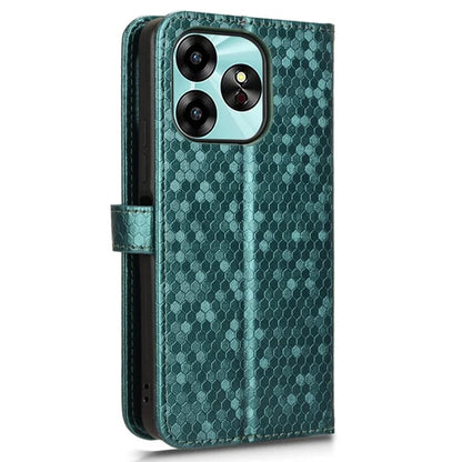 For Umidigi G6 Case Dot Pattern Imprint PU Leather Wallet Phone Cover