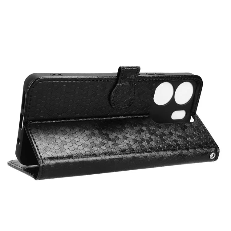 For BLU View 5 Phone Case Dot Pattern Imprint PU Leather Flip Wallet Cover