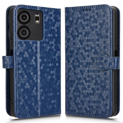 For BLU View 5 Phone Case Dot Pattern Imprint PU Leather Flip Wallet Cover