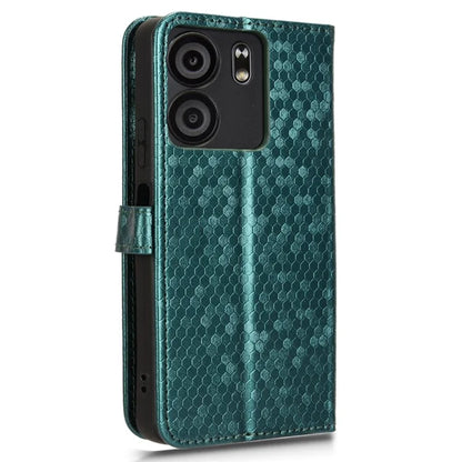 For BLU View 5 Phone Case Dot Pattern Imprint PU Leather Flip Wallet Cover