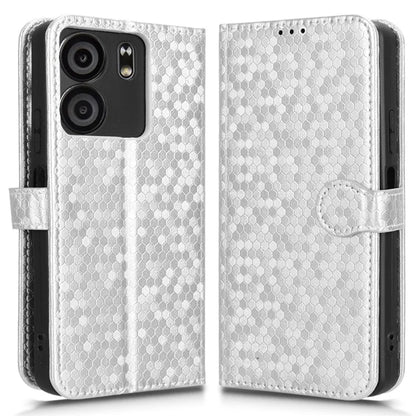 For BLU View 5 Phone Case Dot Pattern Imprint PU Leather Flip Wallet Cover