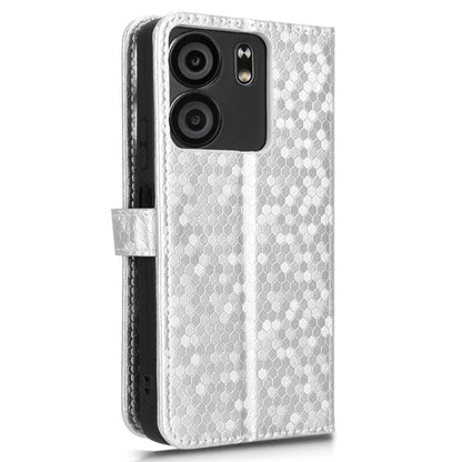 For BLU View 5 Phone Case Dot Pattern Imprint PU Leather Flip Wallet Cover