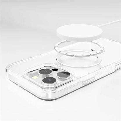G Style For iPhone 15 Pro Max Case TPU+PC Phone Cover Ring Holder Compatible with MagSafe