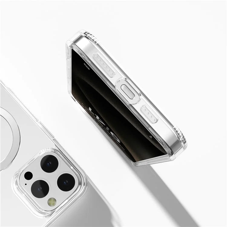 G Style For iPhone 15 Pro Max Case TPU+PC Phone Cover Ring Holder Compatible with MagSafe