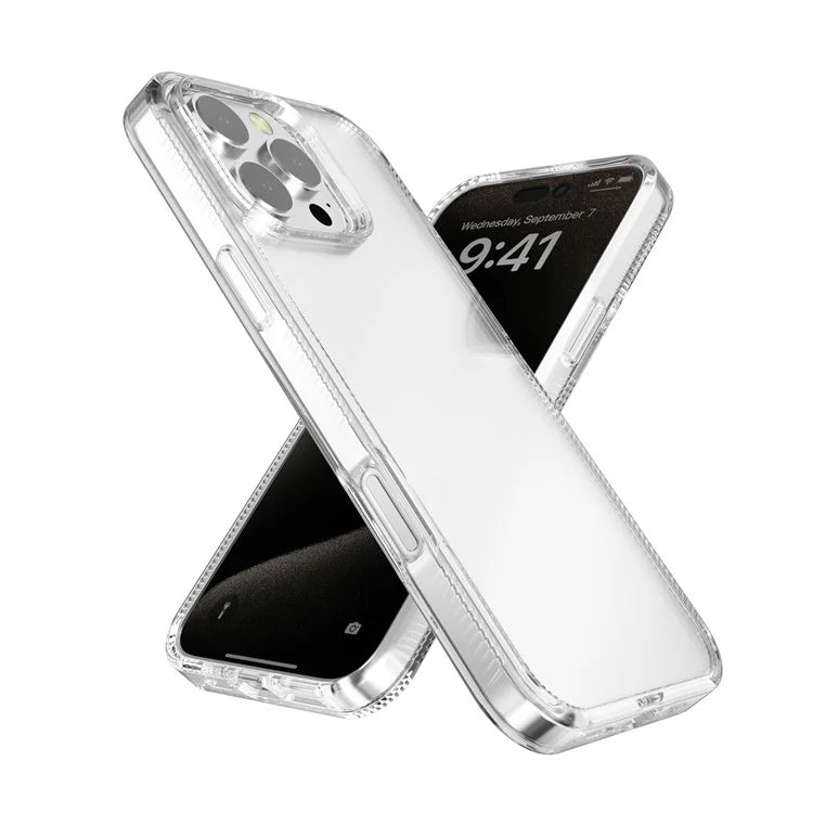 G Style For iPhone 15 Pro Max Transparent Case Shock-Absorption TPU+PC Phone Cover
