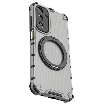 For Samsung Galaxy A25 5G (Global) (161.0 X 76.5 X 8.3mm) Case PC+TPU Phone Cover 360-degree Magnetic Ring Kickstand