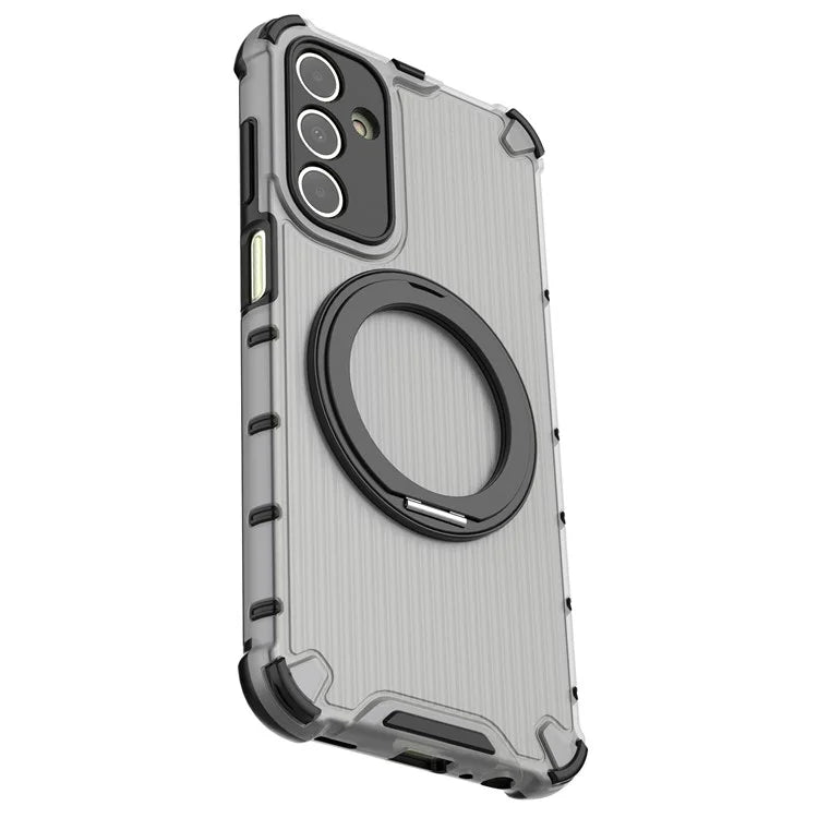 For Samsung Galaxy A15 5G Case Vertical Stripe Protective PC+TPU Phone Cover Compatible with MagSafe