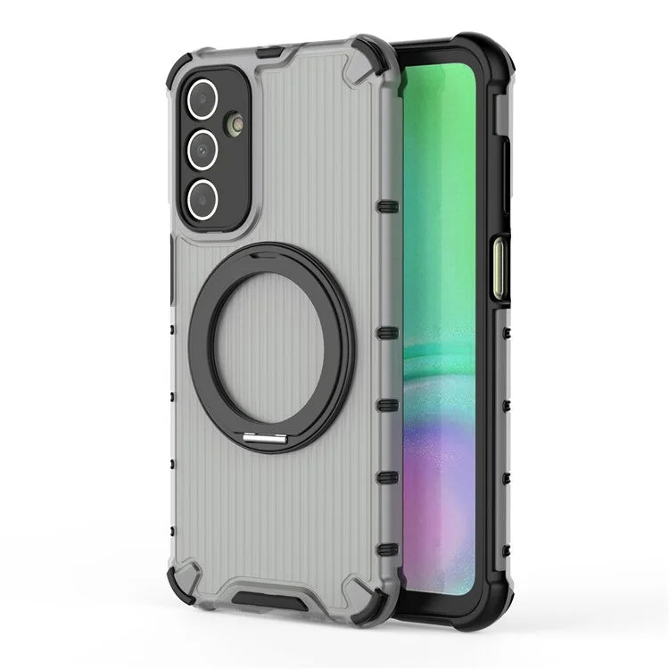 For Samsung Galaxy A15 5G Case Vertical Stripe Protective PC+TPU Phone Cover Compatible with MagSafe