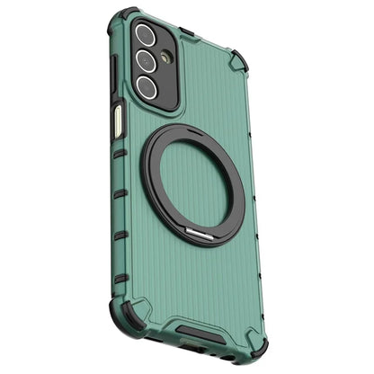 For Samsung Galaxy A15 5G Case Vertical Stripe Protective PC+TPU Phone Cover Compatible with MagSafe