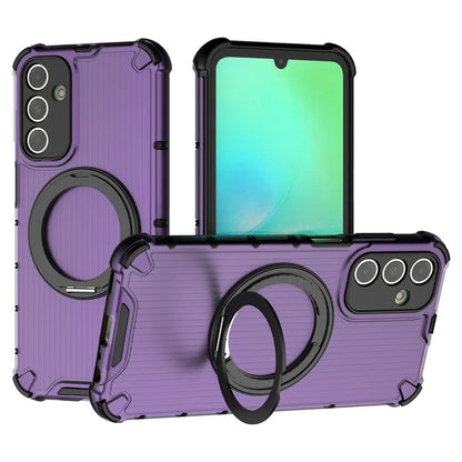 For Samsung Galaxy A15 5G Case Vertical Stripe Protective PC+TPU Phone Cover Compatible with MagSafe