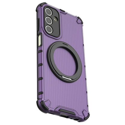 For Samsung Galaxy A15 5G Case Vertical Stripe Protective PC+TPU Phone Cover Compatible with MagSafe