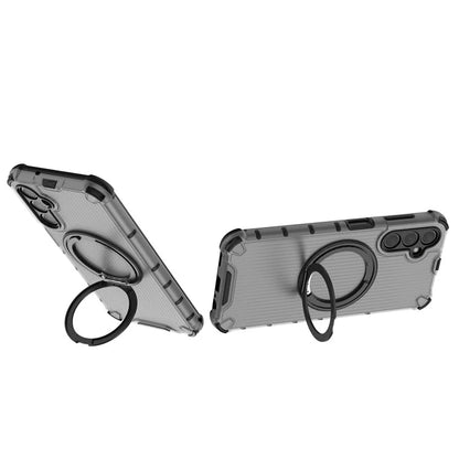 For Samsung Galaxy A14 5G Case Rotatable Magnetic Kickstand PC+TPU Phone Cover Reinforced Corner
