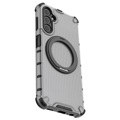 For Samsung Galaxy A14 5G Case Rotatable Magnetic Kickstand PC+TPU Phone Cover Reinforced Corner