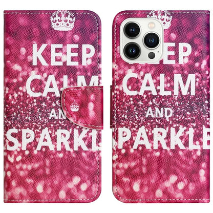 For iPhone 16 Pro Case Pattern Printing Cross Texture Phone Leather Cover