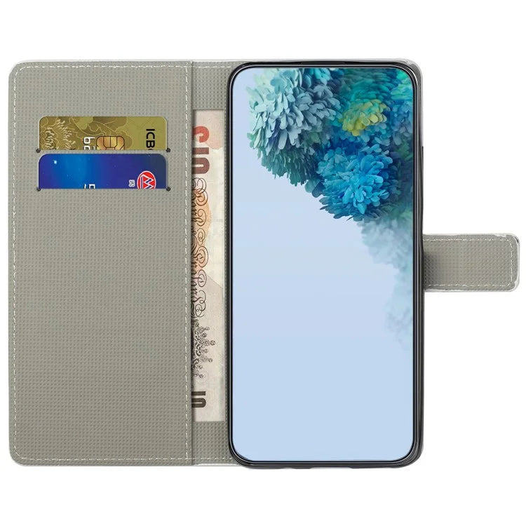 For iPhone 16 Case Pattern Print Leather Phone Cover with Wallet Stand