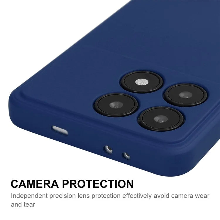 ENKAY HAT PRINCE For Xiaomi Poco X6 Pro 5G / Redmi K70E 5G Silicone Case Straight Edge Phone Cover
