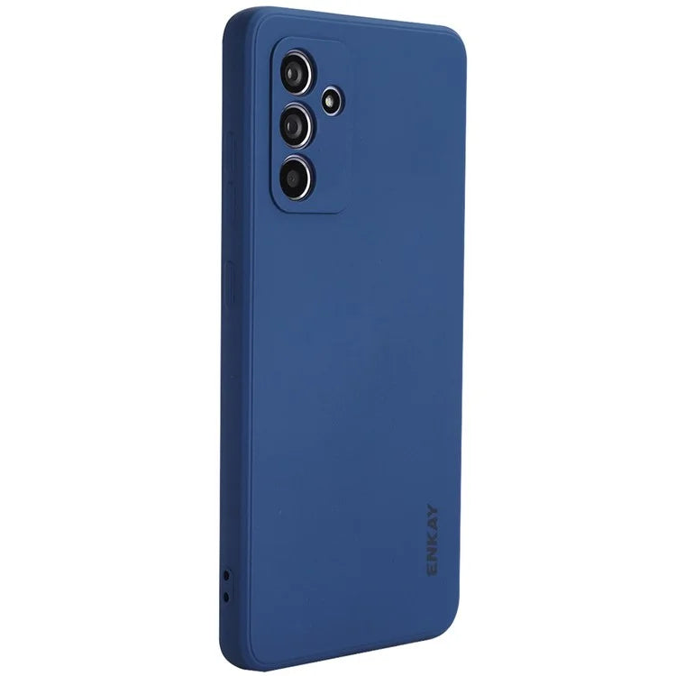 ENKAY HAT PRINCE For Samsung Galaxy A55 5G Case Silicone Phone Shell Straight Edge
