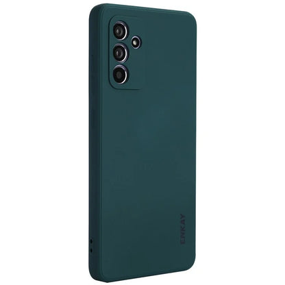 ENKAY HAT PRINCE For Samsung Galaxy A55 5G Case Silicone Phone Shell Straight Edge