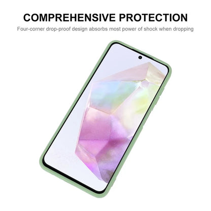 ENKAY HAT PRINCE For Samsung Galaxy A55 5G Case Silicone Phone Shell Straight Edge