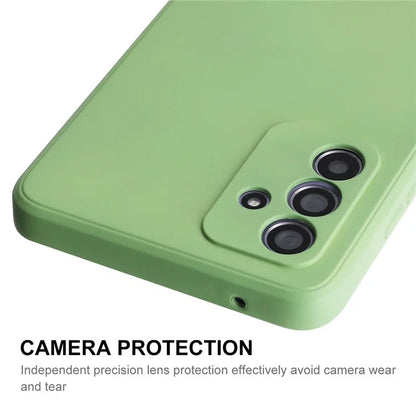 ENKAY HAT PRINCE For Samsung Galaxy A55 5G Case Silicone Phone Shell Straight Edge