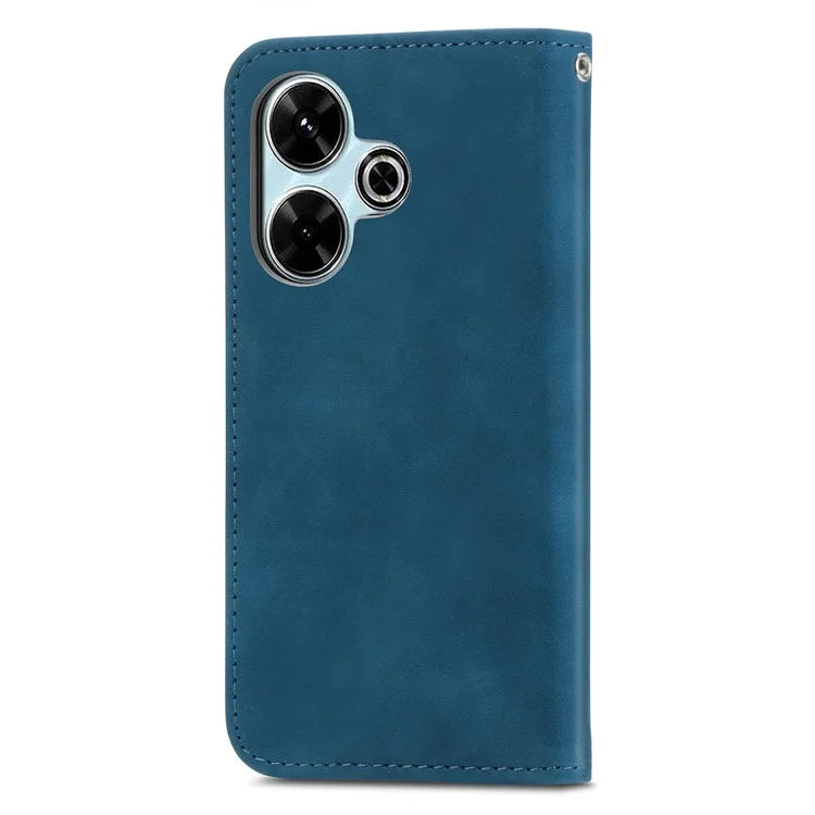 For Xiaomi Redmi 13 5G / 4G Case Hidden Magnetic Leather Folding Stand Phone Cover