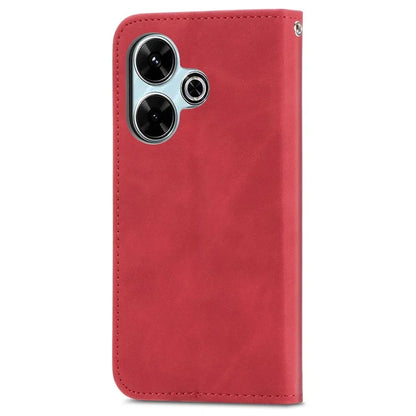 For Xiaomi Redmi 13 5G / 4G Case Hidden Magnetic Leather Folding Stand Phone Cover