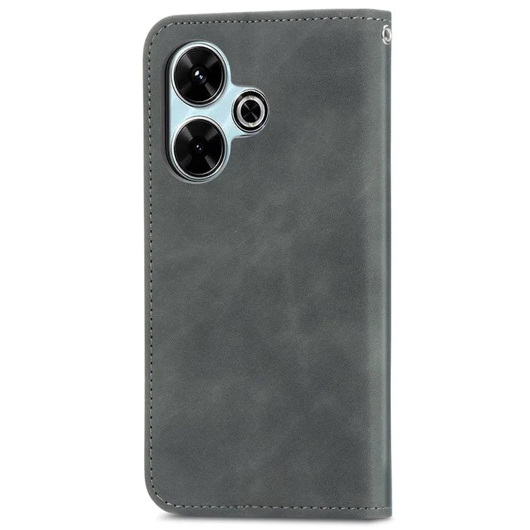 For Xiaomi Redmi 13 5G / 4G Case Hidden Magnetic Leather Folding Stand Phone Cover