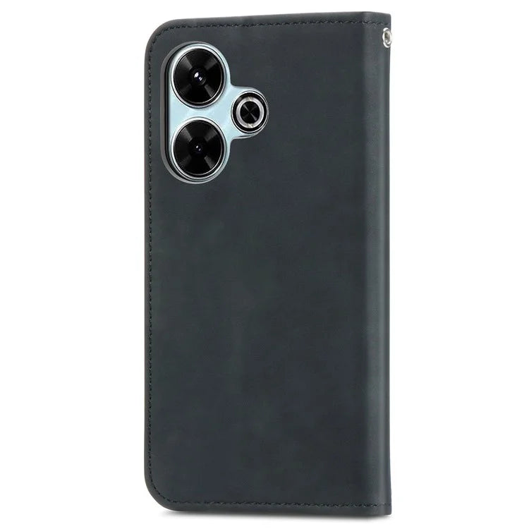 For Xiaomi Redmi 13 5G / 4G Case Hidden Magnetic Leather Folding Stand Phone Cover